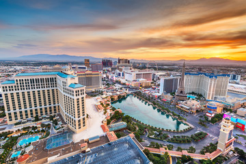 Skyline von Las Vegas, Nevada, USA