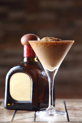 The Chocolate Daiquiri is a popular alcoholic beverage with chocolate, rum, and sugar syrup.