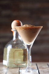 The Chocolate Daiquiri is a popular alcoholic beverage with chocolate, rum, and sugar syrup.