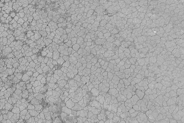 Cracked Dry Earth Top View as Global Warming Concept