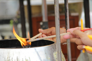  BANGKOK/THAILAND - 13th Aug, 2019 : Jade Pagoda, Bangkok, Thailand.