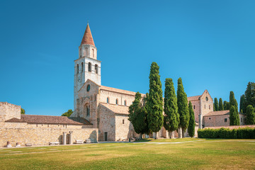 Fototapeta na wymiar Aquileia, Italy - Basilica di Santa Maria Assunta in Aquileia (UNESCO World Heritage)