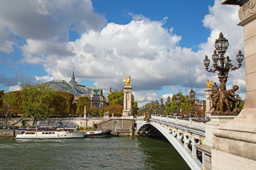 Bridge of Alexandre III in Paris