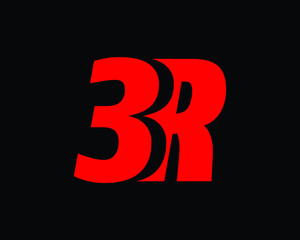 Creative Minimal 3R or R3 Logo Design | 3R R3 Logo Design