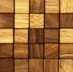 Holzquadrate