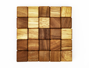 Holzquadrate