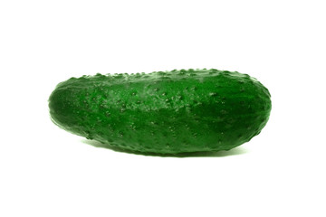 Cucumber isolated on a white background.