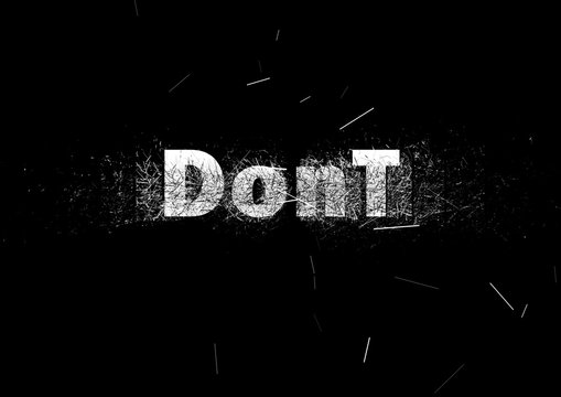 dont abstract background illustration / design element art