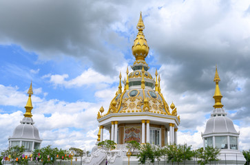 In Khon Kaen a beautiful day at Wat thung setthi temple at Khonkaen in Thailand.