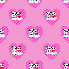 set of colorful hearts