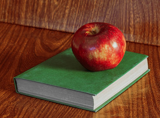 Apple and book
