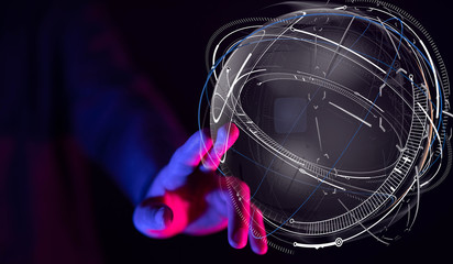  touching global network and data customer connection