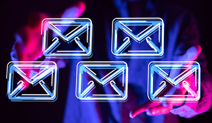 Mail Communication Connection message to mailing