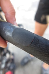 flat bike tire puncture reparation 