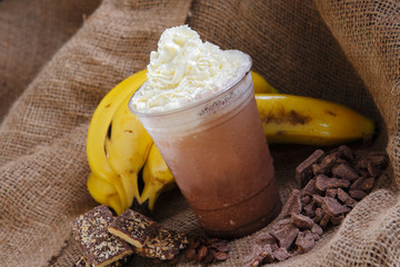 A cappuccino is an espresso based coffee drink that originated in Italy, and is traditionally prepared with steam milk foam.