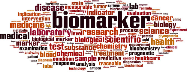 Biomarker word cloud