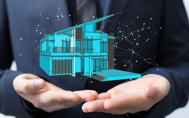 Model of the house and digital iot