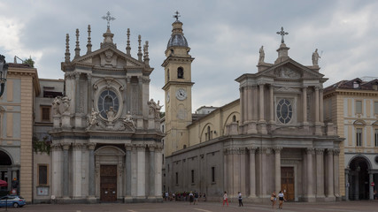 Fototapeta na wymiar Piazza San Carlo