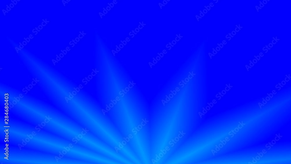 Aufkleber abstract cloudburst exploding from bottom center of blue background