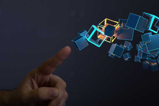 data code binary concept