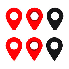 Fototapeta premium Maps pin. Location map icon.