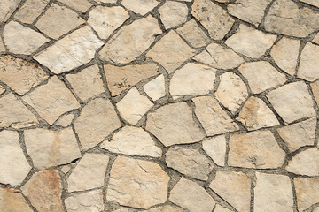 gray stone wall background. stone floor texture.