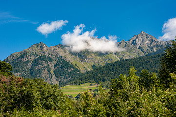 Obraz premium Tirolo mountains view