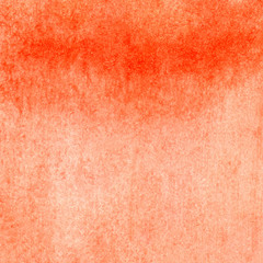 .Watercolor red background on paper. Abstract illustration.