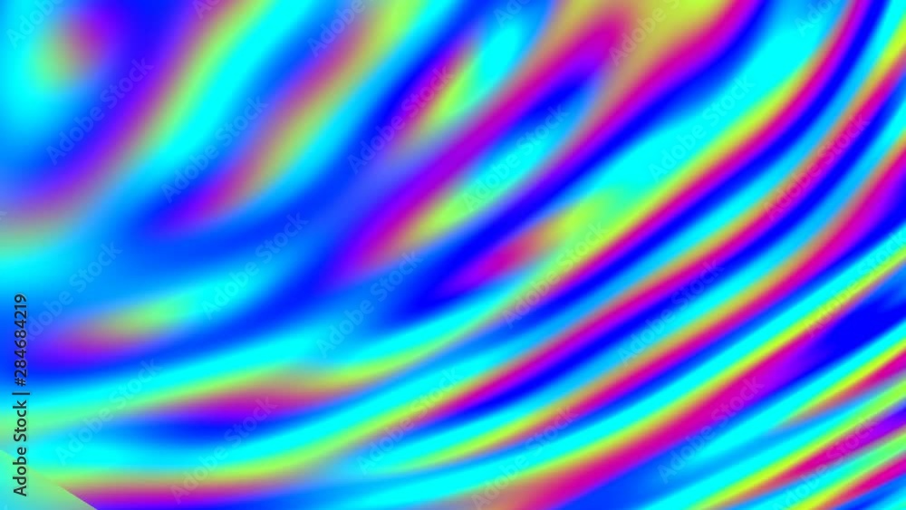 Poster rippling 3d rainbow spectrum effect for sfx or weird moving texture