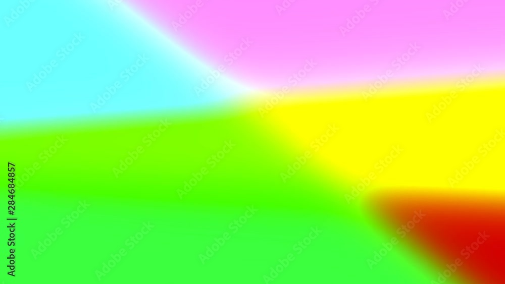 Poster spectrum of multiple colors split and intersected morphing bright summer