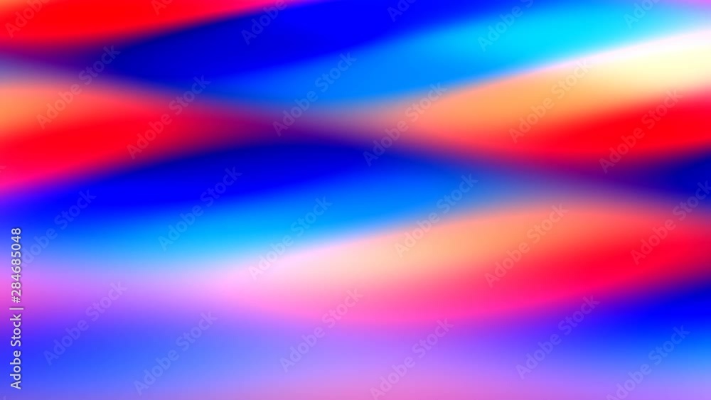 Aufkleber red and blue abstract cloud globules oscillating endless loop