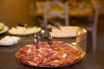 Breakfast meals and indoor decoration