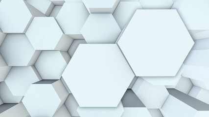 Background clear pattern abstract hexagon white,