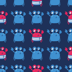 Sea seamless pattern
