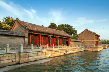 Fototapeta premium Ancient buildings of the Summer Palace