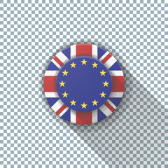 United Kingdom Shield application adaptive icon illustration
