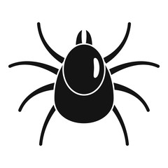 Insect mite icon. Simple illustration of insect mite vector icon for web design isolated on white background