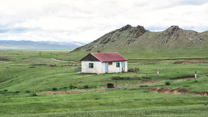 Fototapeta na wymiar Orkhon Valley at the Central Mongolia