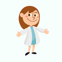 Medicine people character. Doctor and healthcare concept - vector illustration