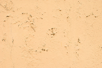 Old wall of plaster.