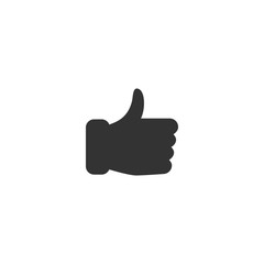 Like icon. Follow icon. Follow sign for social networks. Thumbs up symbol.