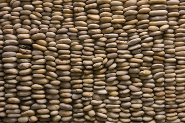 Surface of a wall from a pebble