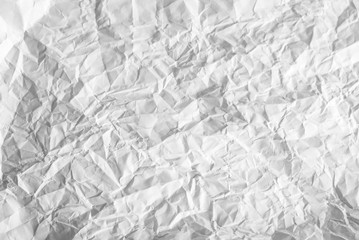 Crumpled old grey and white paper texture