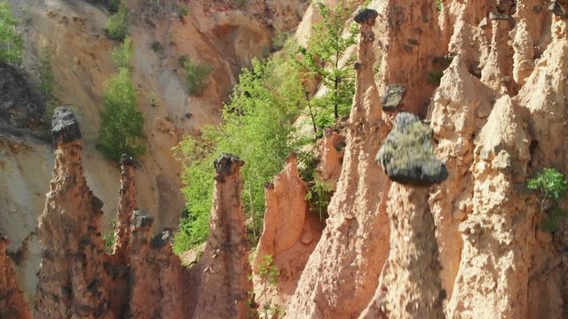Natural wonder, rock formation - Devil's Town "Đavolja Varo&scaron;" - Serbia