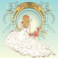 Art nouveau bride