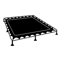 Trampoline icon. Simple illustration of trampoline vector icon for web design isolated on white background