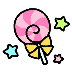 棒付きキャンディ