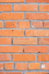 Background of a brick old wall closeup