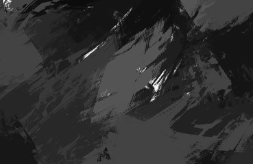 Abstract Background Black and White Illustration Art