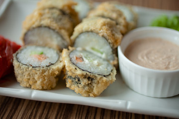 Japanese sushi traditional japanese food